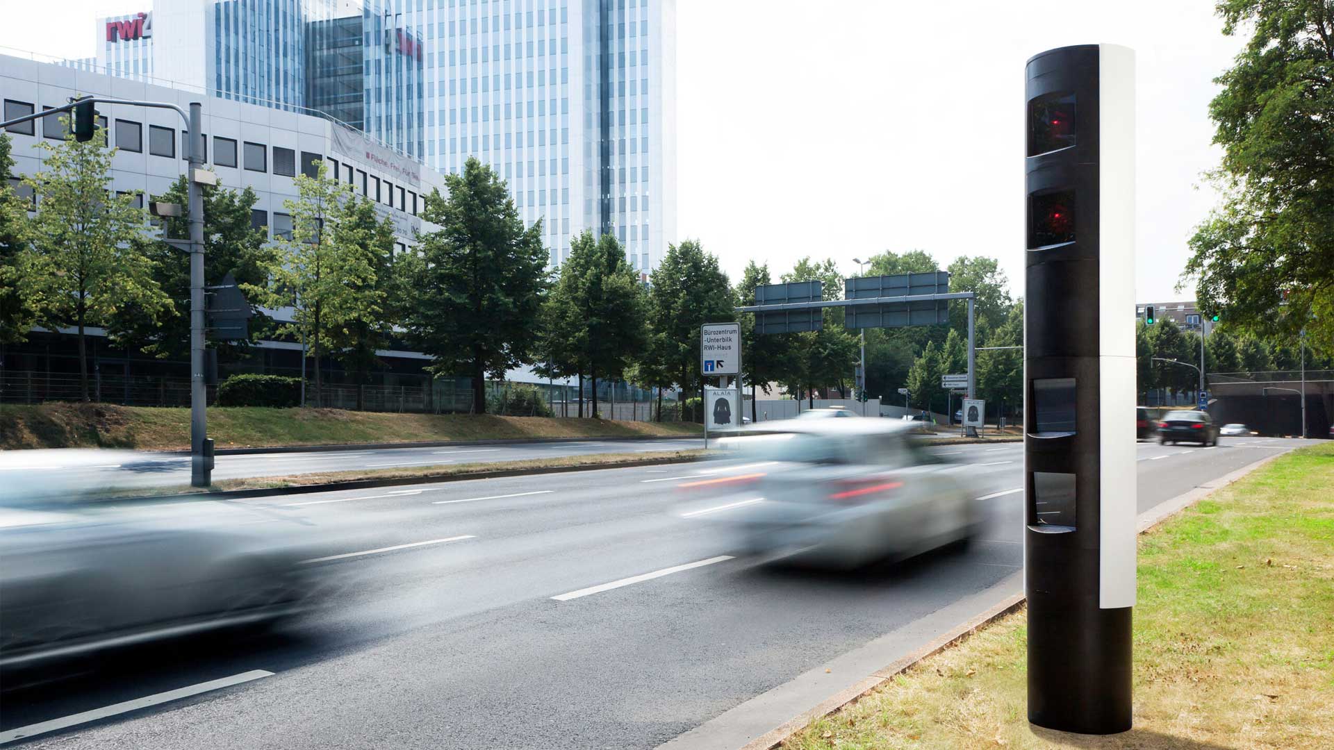 Jenoptik TraffiTower 2.0 in Düsseldorf