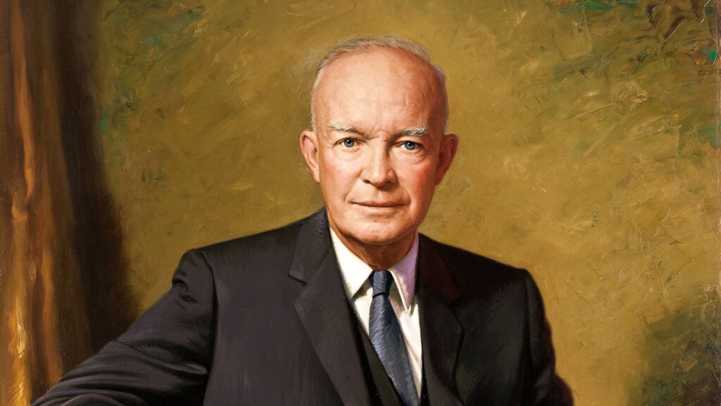 Portrait von US-Präsident Dwight D. Eisenhower