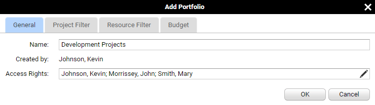 Add Portfolio in Meisterplan