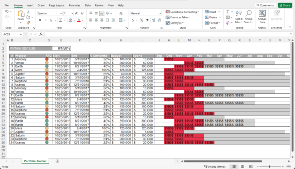 Excel Spread Sheet Templates