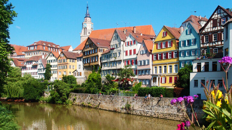 Neckarfront in Tübingen