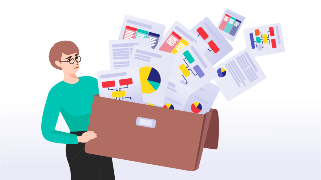 Briefcase with Reports